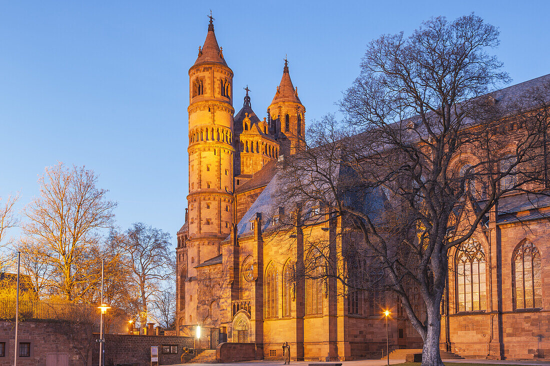 Cathedral St. Peter in Worms, Rhine Hesse, Rhineland-Palatinate, Germany, Europe