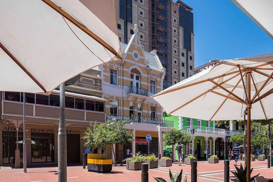 Pedestrian area, waterkant quarter, Cape Town, South Africa