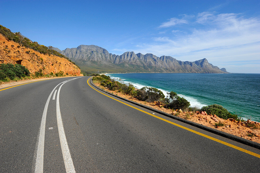 Coast street, after Camps Bay, Garden Route, South Africa