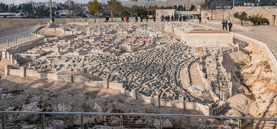 'Zweites Tempelmodell, Museum; Jerusalem, Israel'