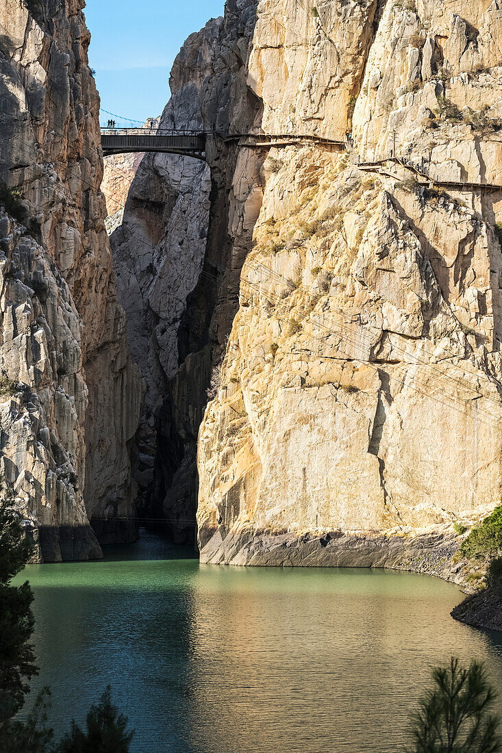 Blue Sky, Bridge, Cliff, Cliffside, Crossing, El Caminito Del Rey, El Chorro, Gorge, Height, Limestone, Málaga, Narrow, Path, Rock, Rock Face, Sheer, Spain, Tourist Attraction, Tranquil, Walkway, Water, Camino Del Rey, Blue, Sky, El, Caminito, Del, Rey, C