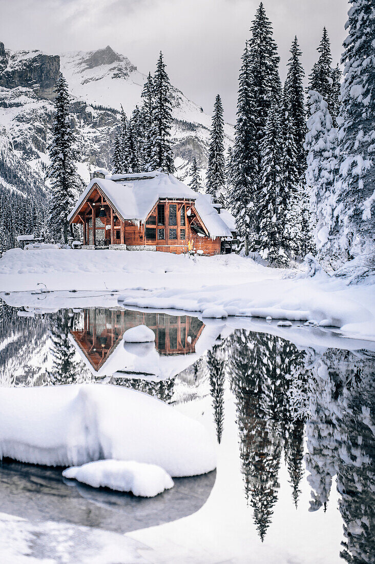 Emerald Lake Lodge, Emerald lake, Yoho National Park, British Columbia, Kanada, north america