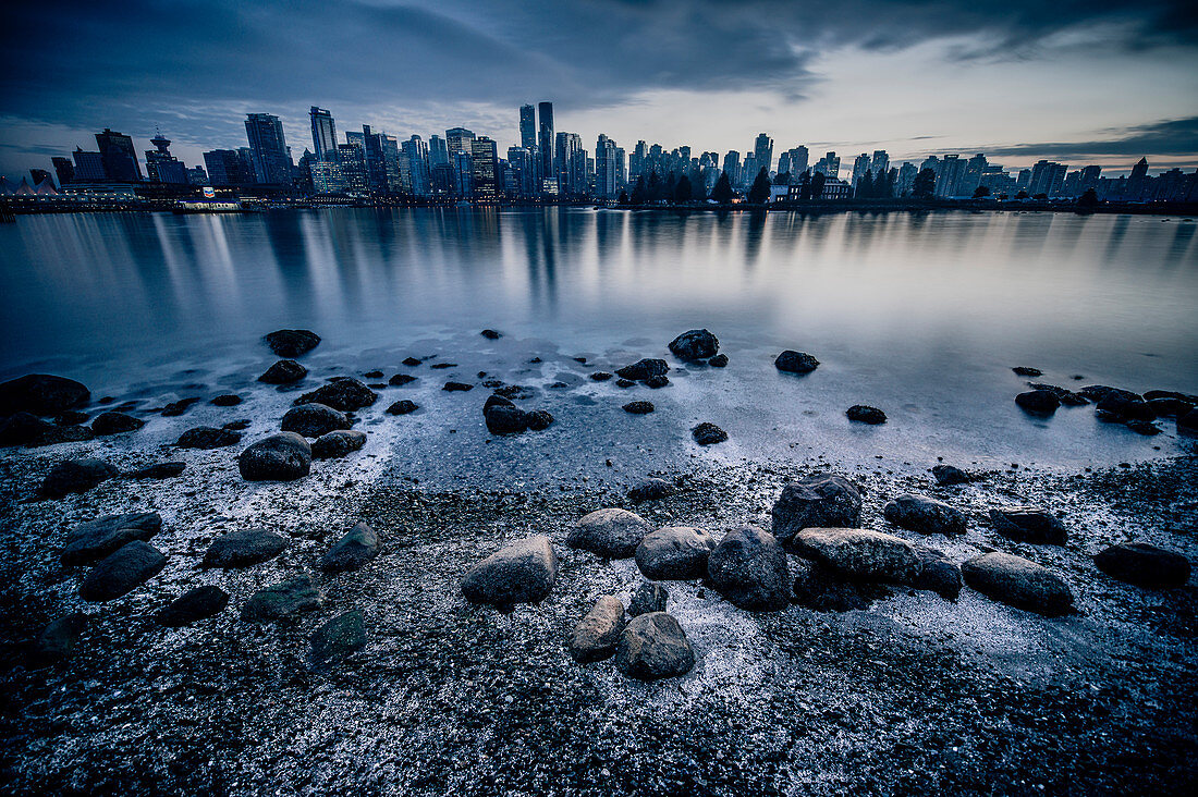 Skyline von Vancouver, Vancouver, British Columbia, Kanada, Nordamerika