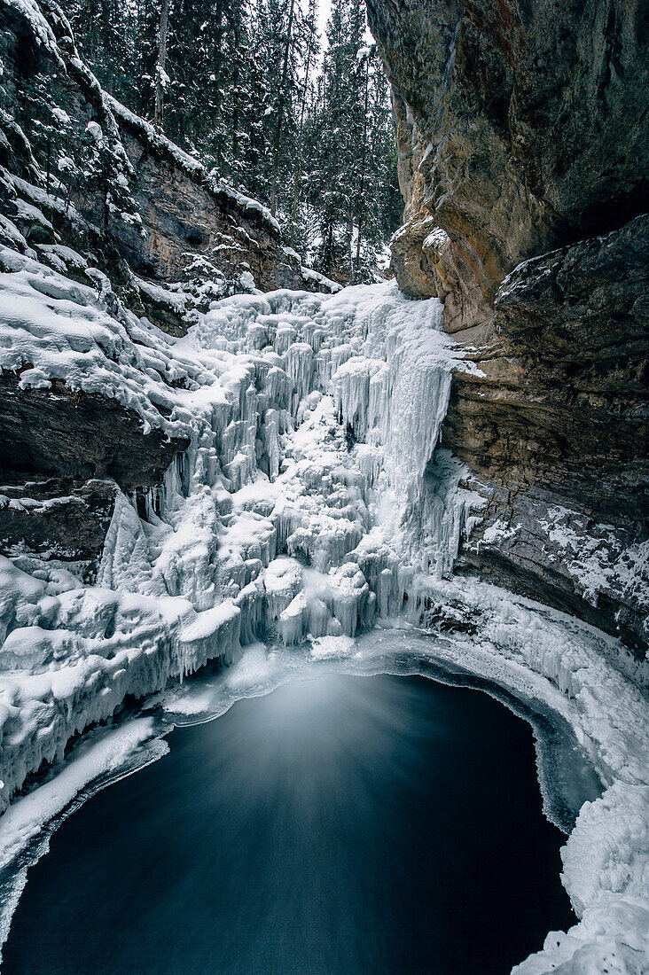 Johnston Canyon, Castle Junction, Banff Town, Bow Tal, Banff National Park, Alberta, Kanada, Nordamerika