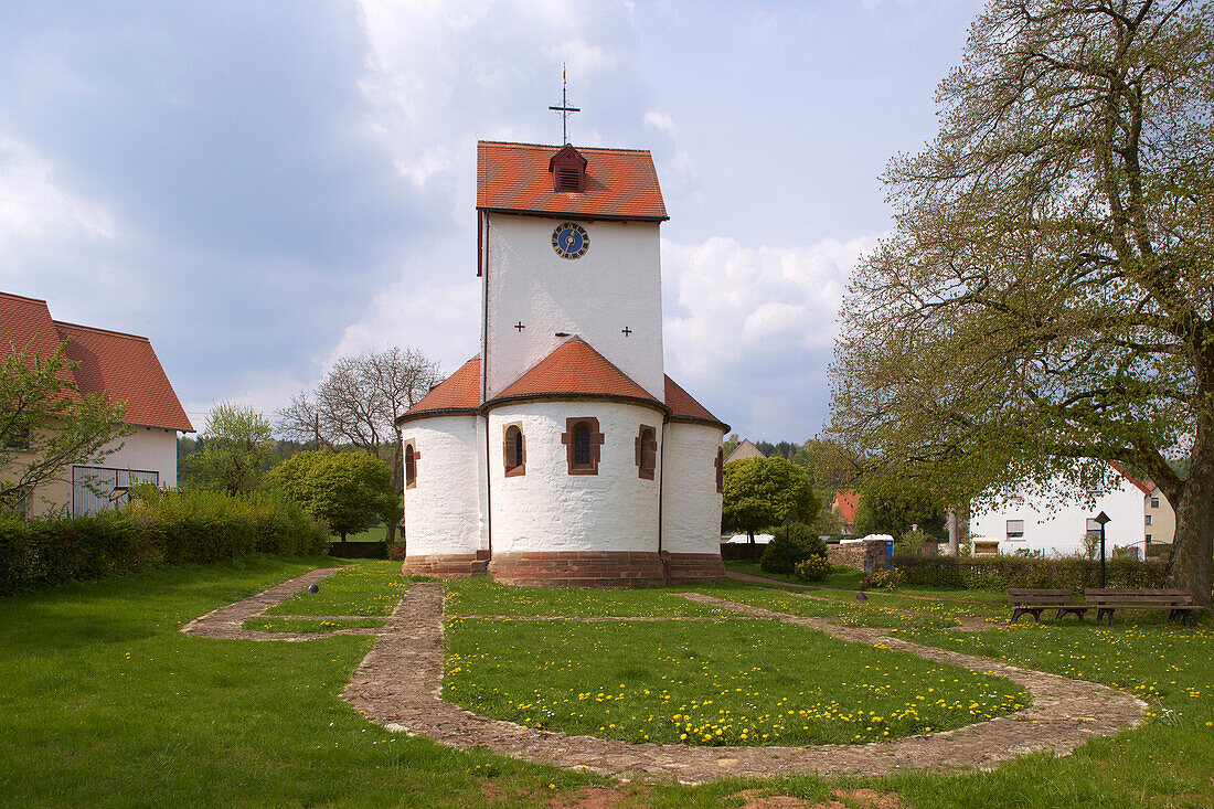 Saint Stephen's church at BlieskastelBöckweiler , Roman period , Saarland , Germany , Europe