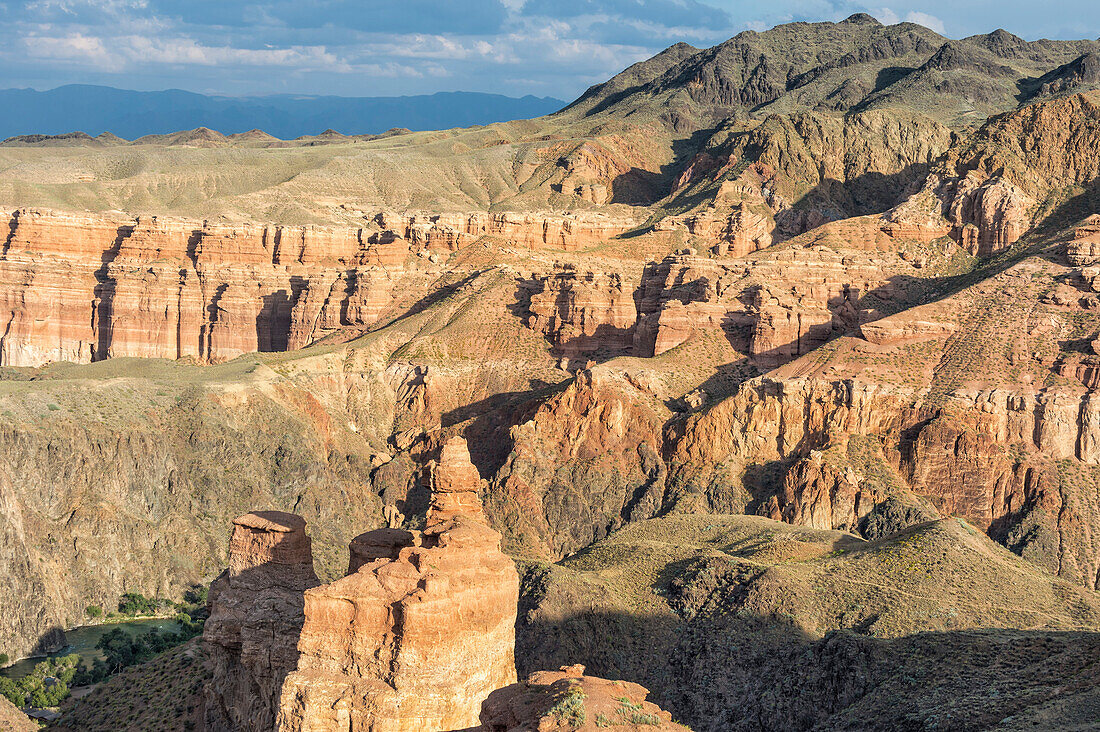 Sharyn Canyon National Park and the Valley of Castles, Tien Shan Mountains, Kazakhstan, Central Asia, Asia