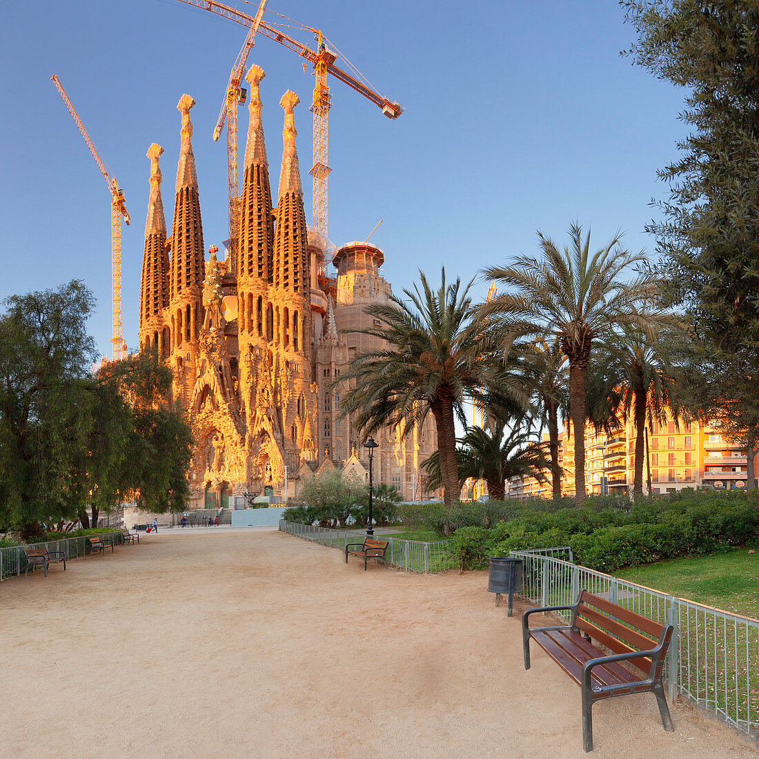 Sagrada Familia, by architect Antonio Gaudi, UNESCO World Heritage Site, Barcelona, Catalonia, Spain, Europe