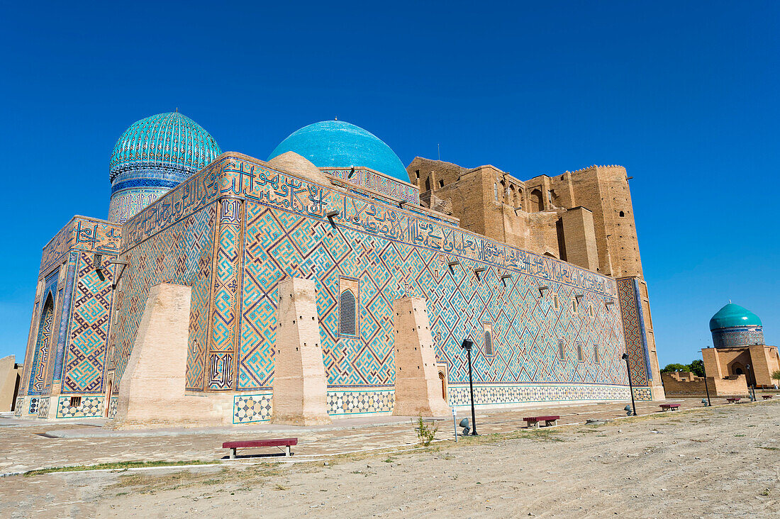 Mausoleum Khodja Ahmet Yasawi (Khoja Ahmed Yasawi), UNESCO-Weltkulturerbe, Turkistan, Region Süd, Kasachstan, Zentralasien, Asien