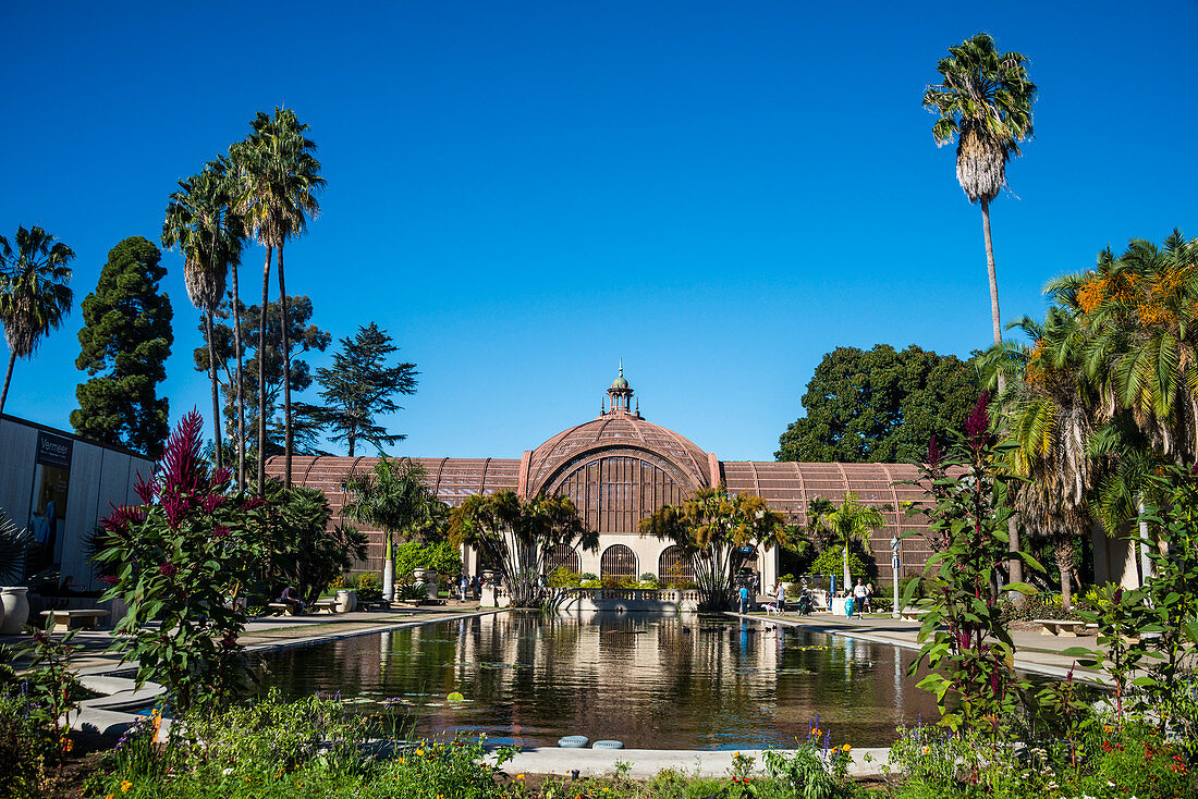 Botanical building, Balboa Park, San Diego, California, United States of America, North America