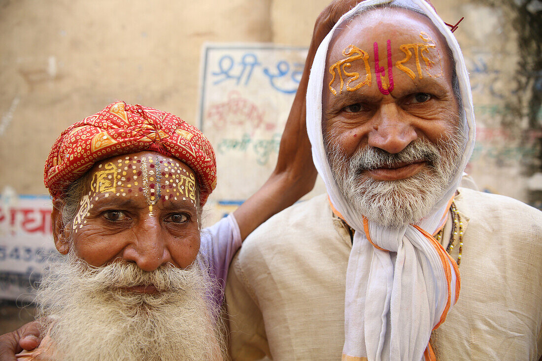 Hindus in Dauji, Uttar Pradesh, Indien, Asien