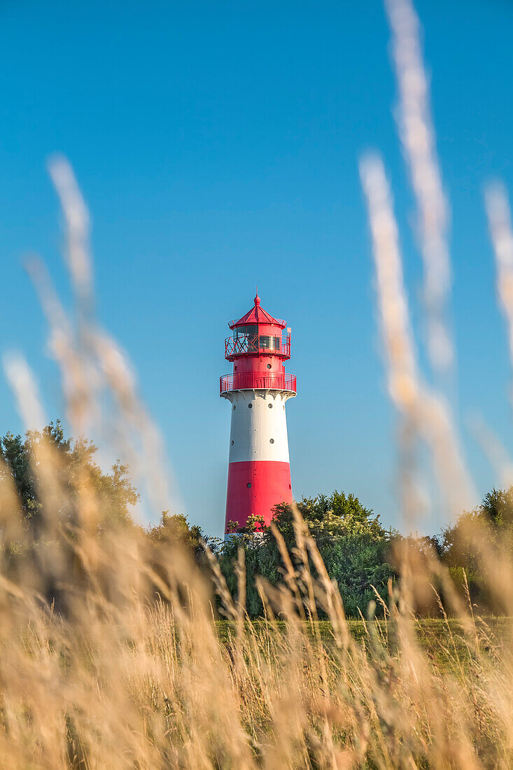 Falshoeft Lighthouse, Falshoeft, Angeln, Baltic coast, Schleswig-Holstein, Germany