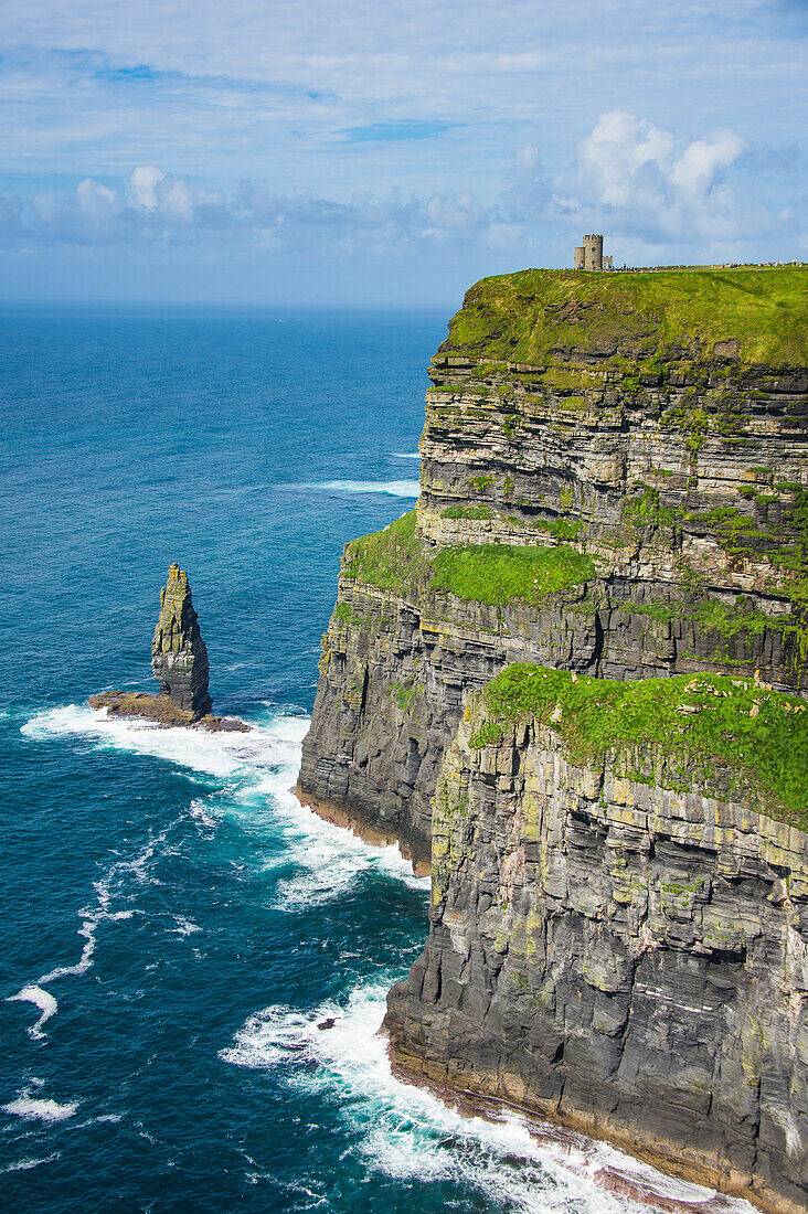 Cliffs of Moher, The Burren, County Clare, Munster, Republic of Ireland, Europe