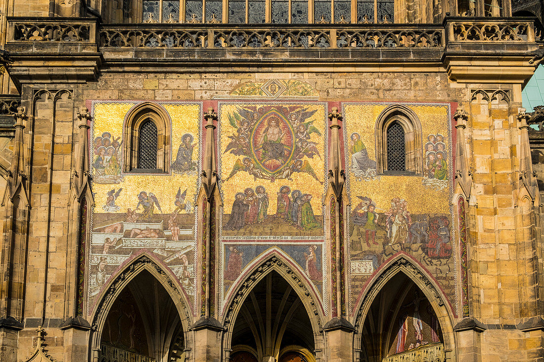 St, Vitus Cathedral, Prague Castle complex, Prague, Czech Republic, Europe