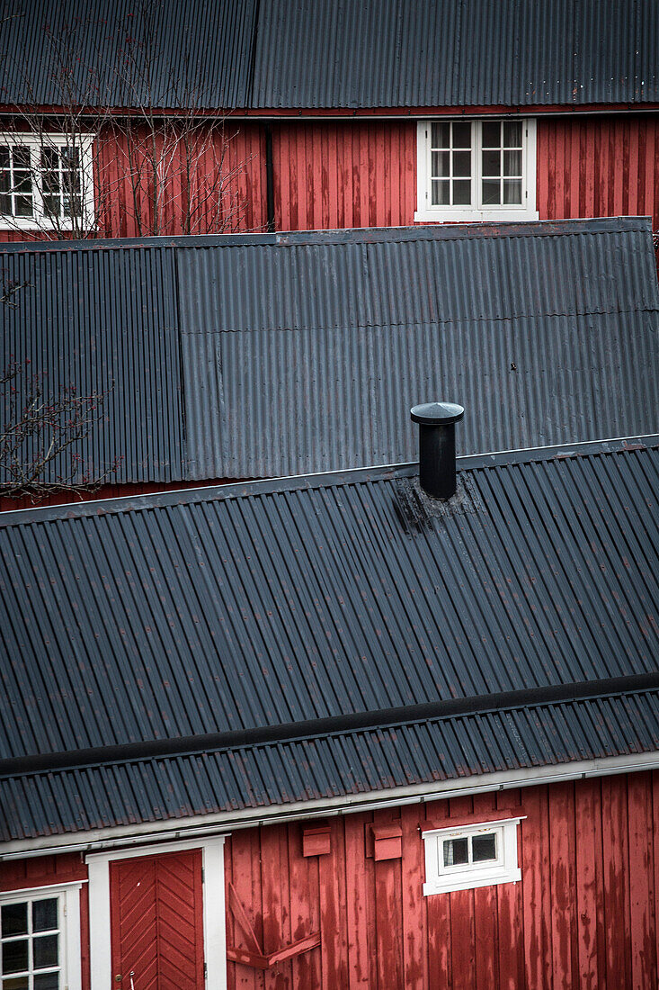 Typical Rorbuer, Lofoten islands, norway