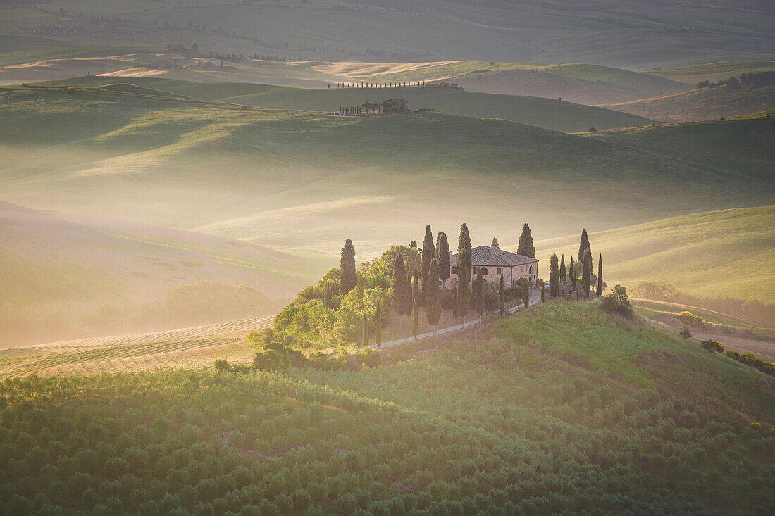 Podere Belvedere, Val d'Orcia, Toskana, Italien