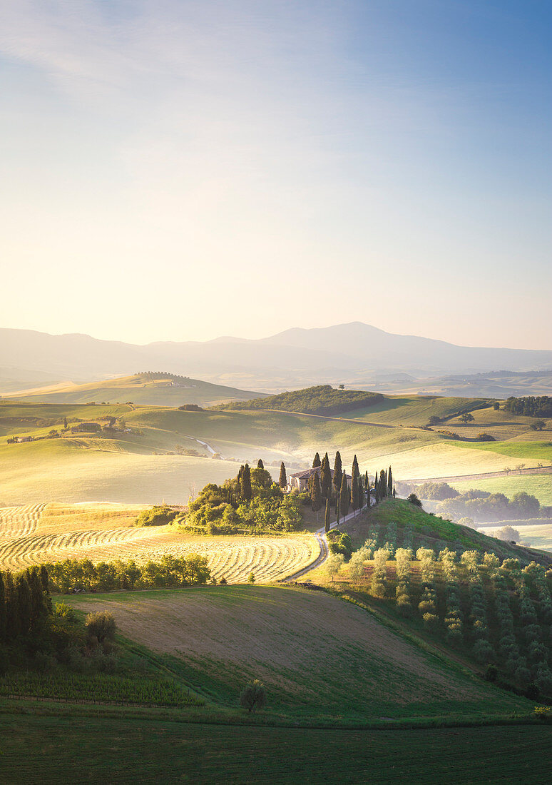 Podere Belvedere, Val d'Orcia, Toskana, Italien