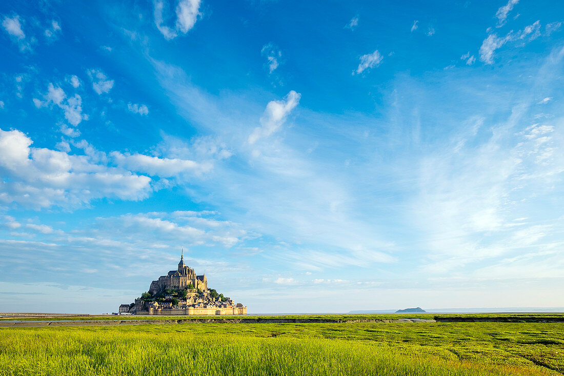 Mont-Saint-Michel Abbey, UNESCO World Heritage Site, Normandy, France