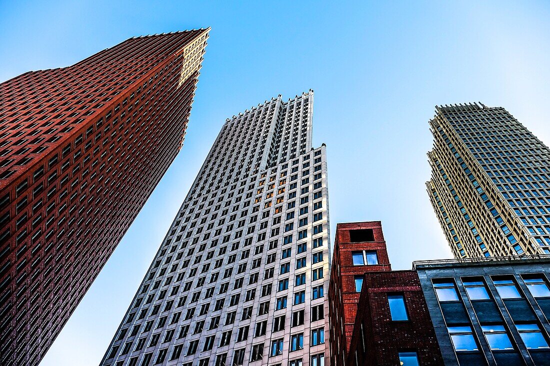 Modern architecture in the Hague, the Netherlands, Europe.