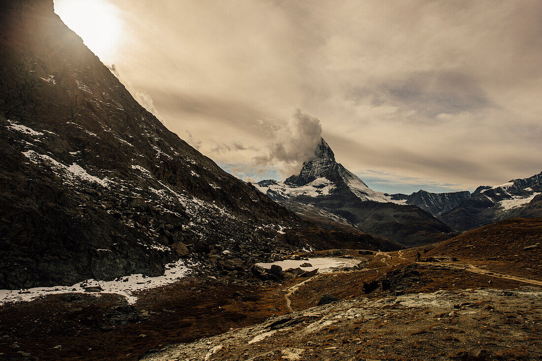 Matterhorn, Wallis, Schweiz, Europa