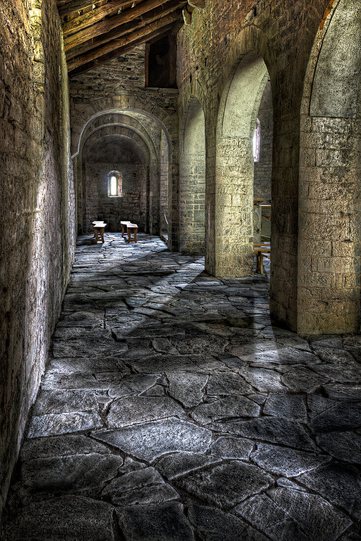 Abbey St, Benedict, Perlana valley, Como province, Lombardy, Italy, Europe