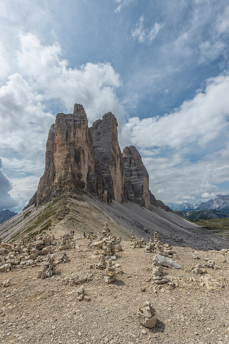 Sexten, Dolomiten, Südtirol, Provinz Bozen, Italien, Drei Zinnen