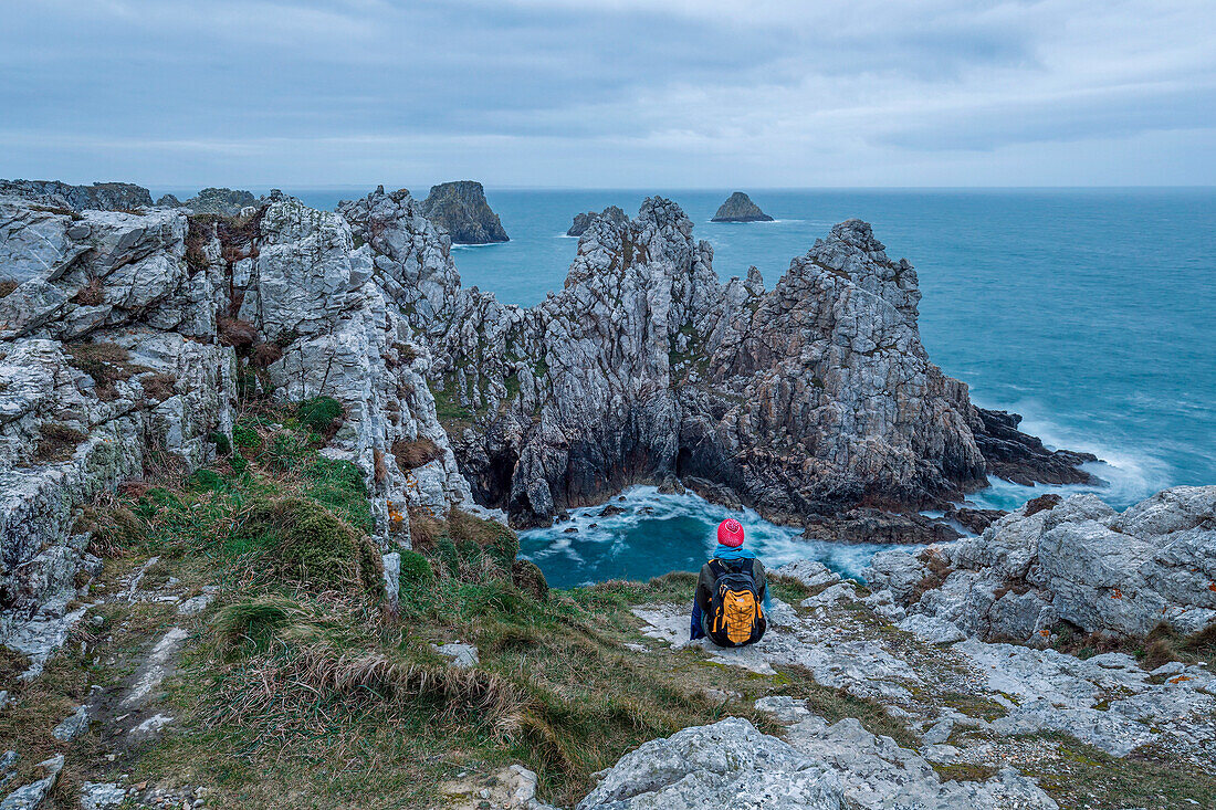 Pointe de Pen Hir, Camaret sur mer, Finistère Département, Bretagne - Bretagne, Frankreich, Europa