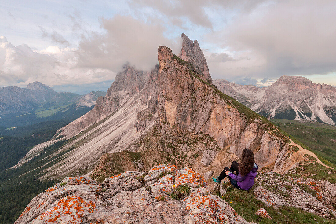 Forcella Pana, Gröden - Villnöss, Bozen, Trentino-Südtirol, Südtirol, Italien, Europa