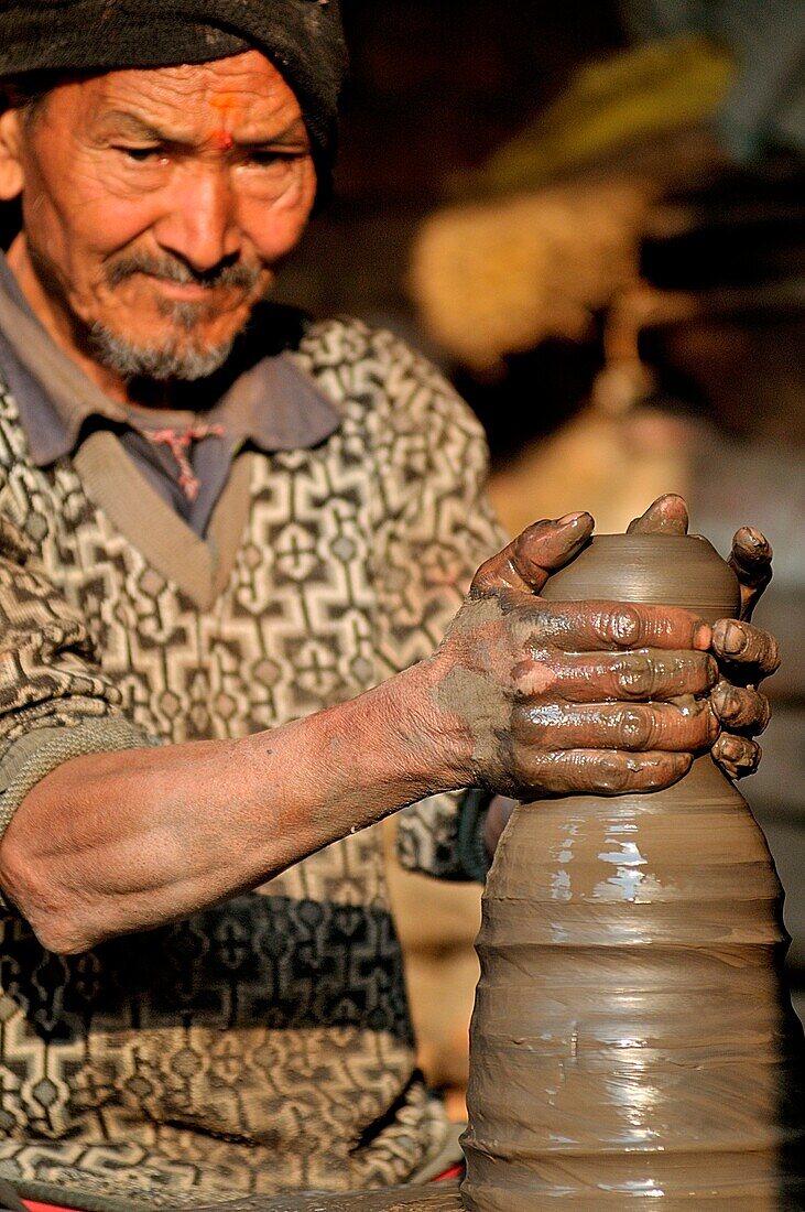 Pottery's Square, Bhaktapur, Bagmati, Nepal, Asia
