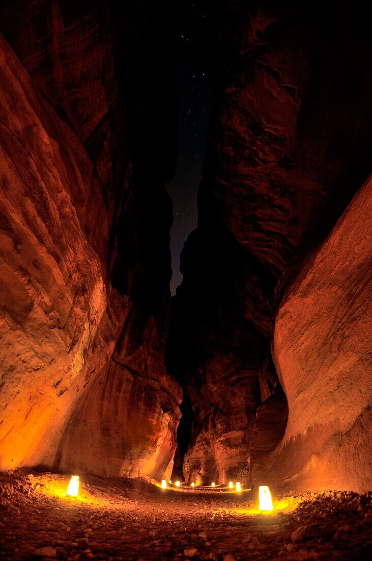 Siq, Petra, Jordan, Middle East