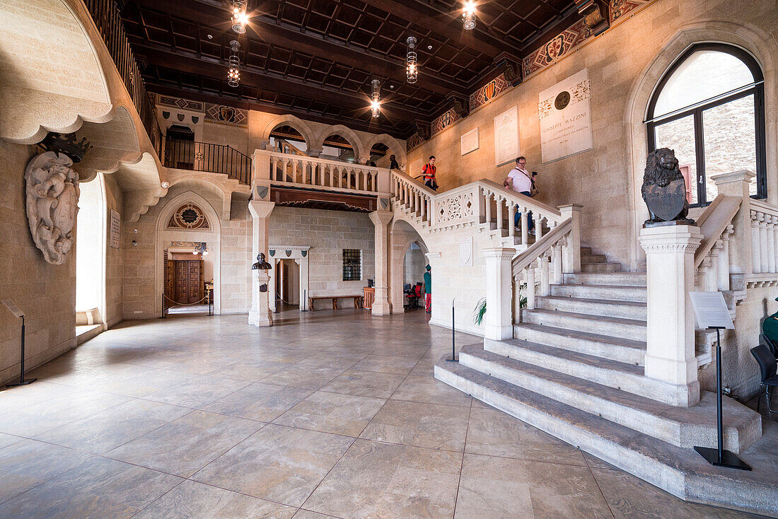 Atrium of Palazzo Pubblico, Republic of San Marino