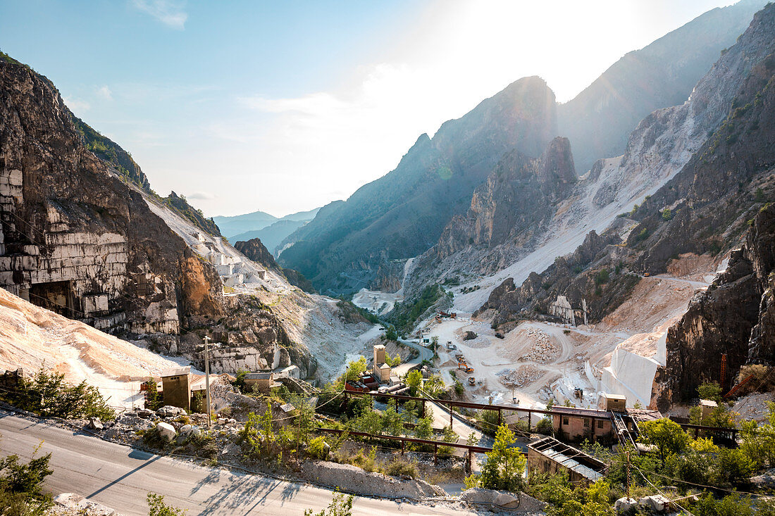 Marble cave, Massa Carrara, district, Tuscany, Italy