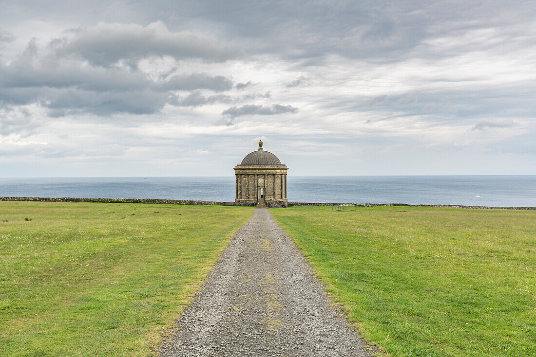 Mussenden temple, Castlerock, County Antrim, Ulster region, northern Ireland, United Kingdom