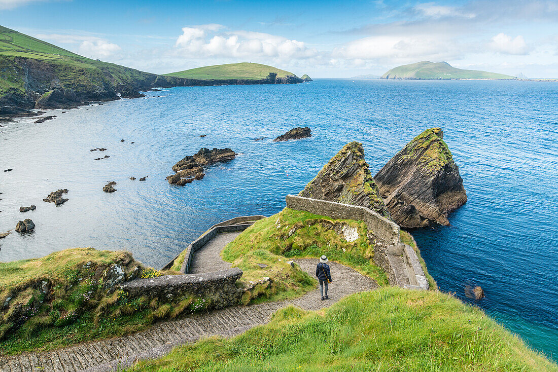 Dunquin pier, Dingle peninsula, County Kerry, Munster province, Ireland, Europe