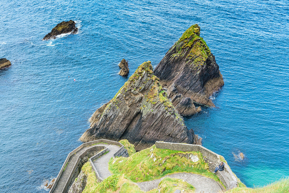 Dunquin pier, Dingle peninsula, County Kerry, Munster province, Ireland, Europe