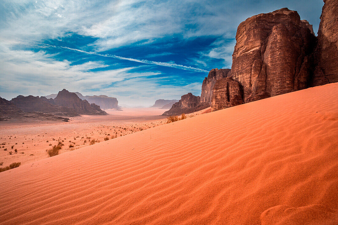 Wadi-Rum desert, Jordan, Middle East