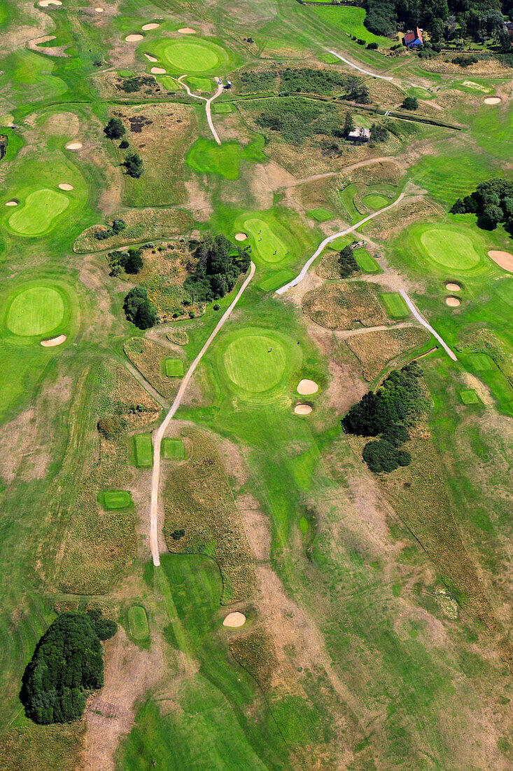 Frankreich, Nordfrankreich, Pas de Calais. Wimereux. Golfplatz.