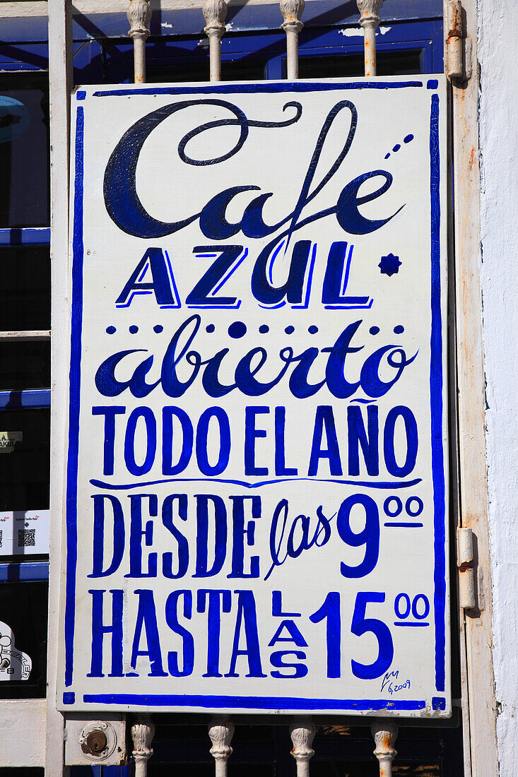 Spanien, Andalusien, Tarifa, Café Azul