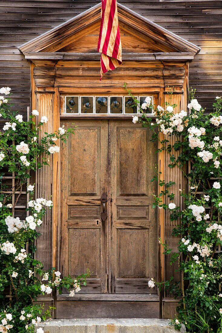 Old Door in Portsmouth, New Hampshire.