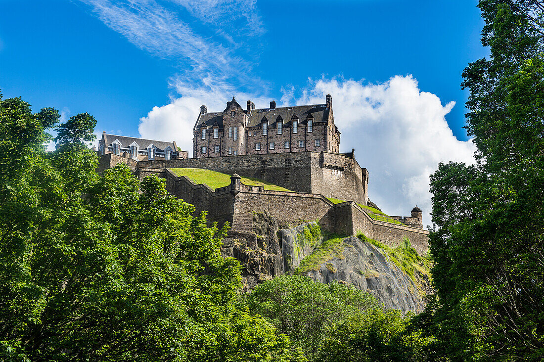 Edinburgh Castle, UNESCO World Heritage Site, Edinburgh, Scotland, United Kingdom, Europe