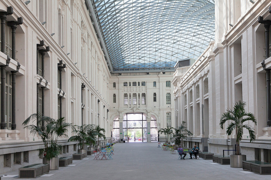 Galeria de Cristal, Palacio de Comunicaciones, Plaza de la Cibeles, Madrid, Spanien, Europa