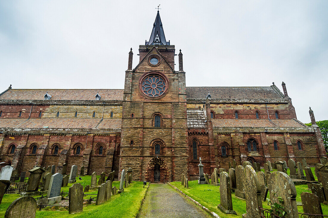 St. Magnus Cathedral, Kirkwall, Orkneyinseln, Schottland, Vereinigtes Königreich, Europa