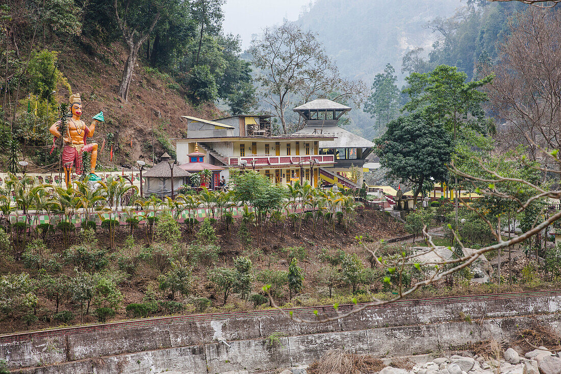 Kirateshwar Mahadev Tempel ,Shiv Mandir, in Legship, West Sikkim, Indien, Asien