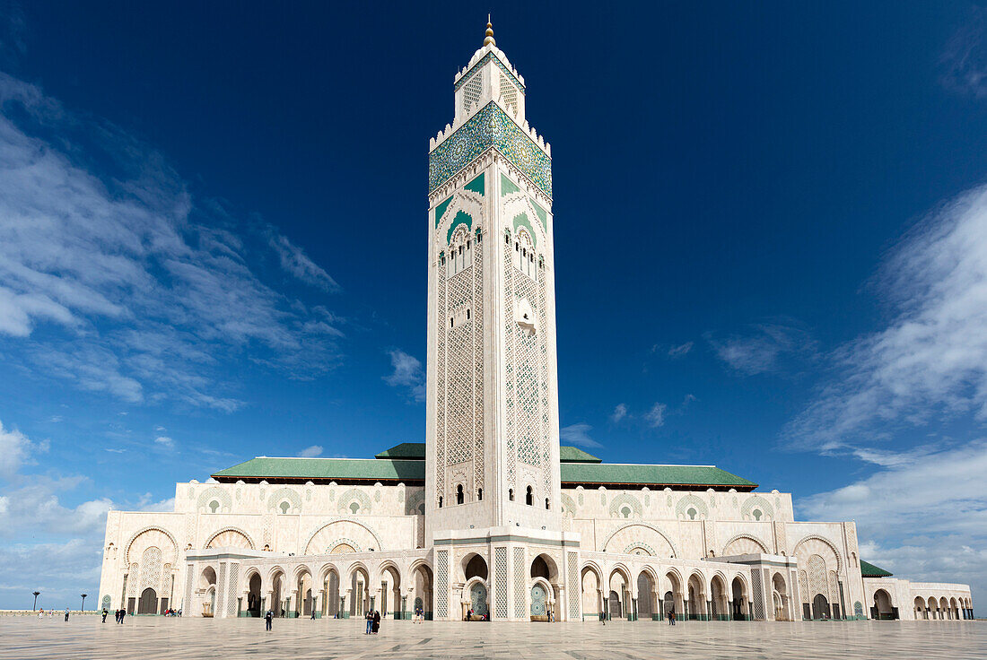 Hassan II Mosque ,Grande Mosquee Hassan II, Casablanca, Morocco, North Africa, Africa