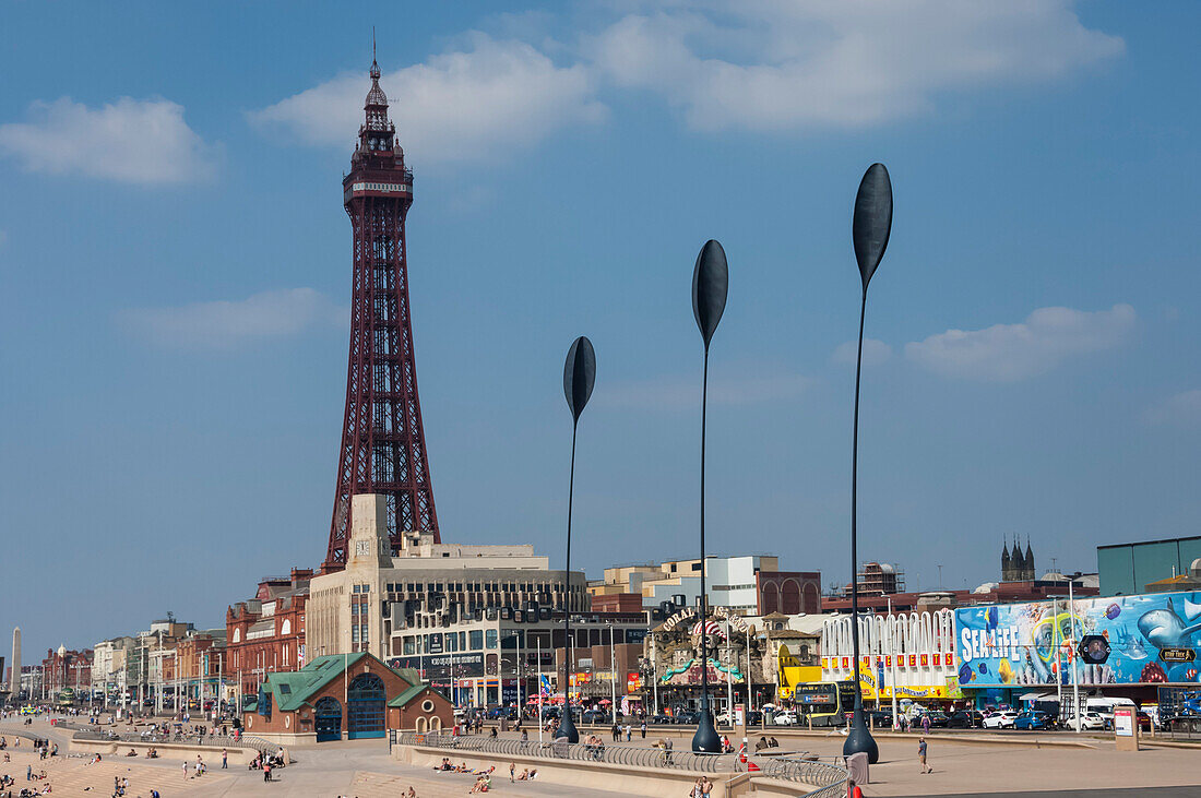 Blackpool Tower, Blackpool, Lancashire, England, Vereinigtes Königreich, Europa