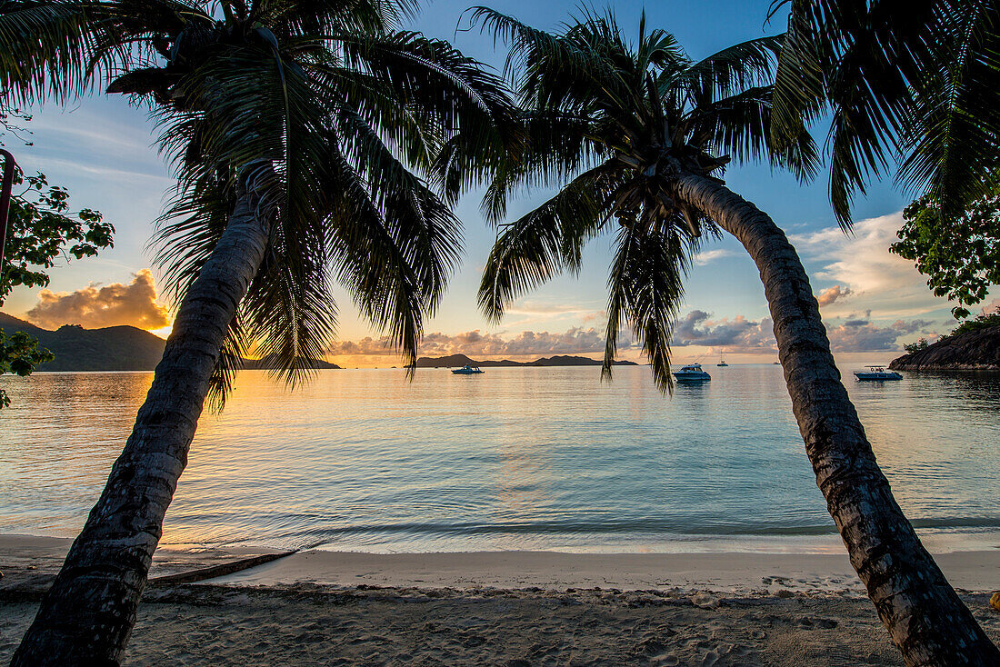 Anse Government Beach, Praslin, Republik Seychellen, Indischer Ozean, Afrika