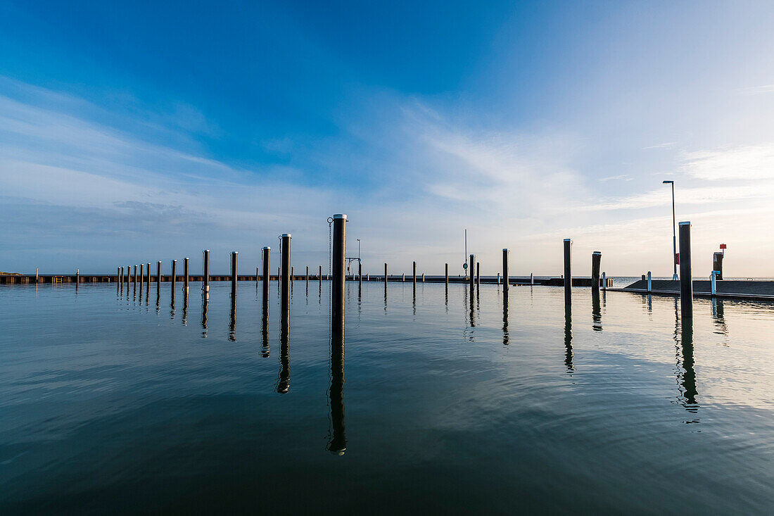 Munkmarsch harbour on the island of Sylt, Schleswig-Holstein, North Germany, Germany