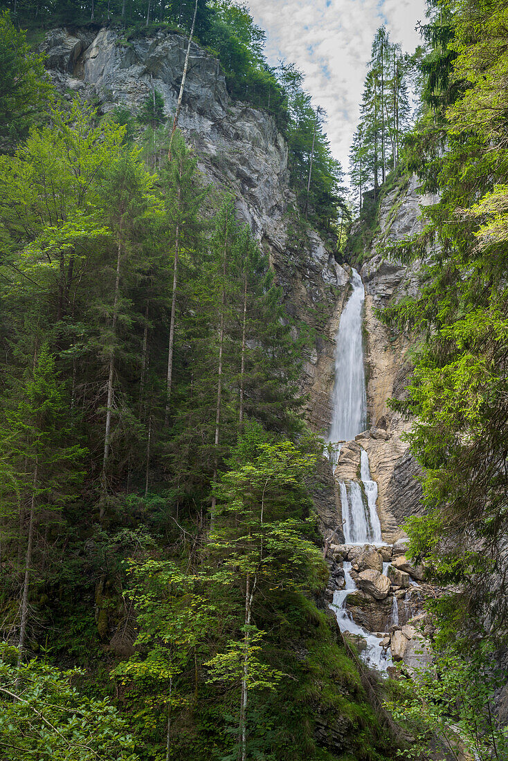 Waterfall , Slap Martuljek, , Gozd Martuljek, Kranjska Gora, Gorenjska, Upper Carniola, Triglav National Park, Julian Alps, Slovenia