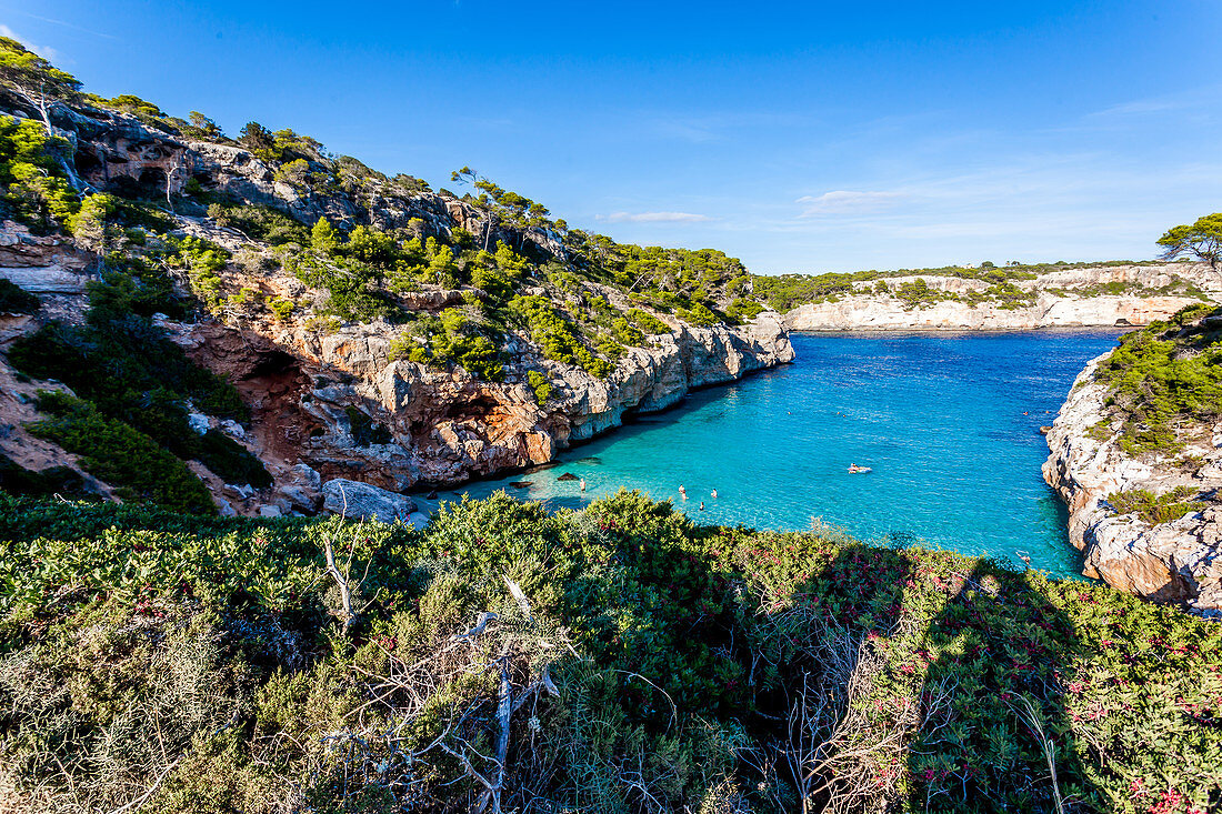 Calo des Moro, Mallorca, Balearische Inseln, Spanien