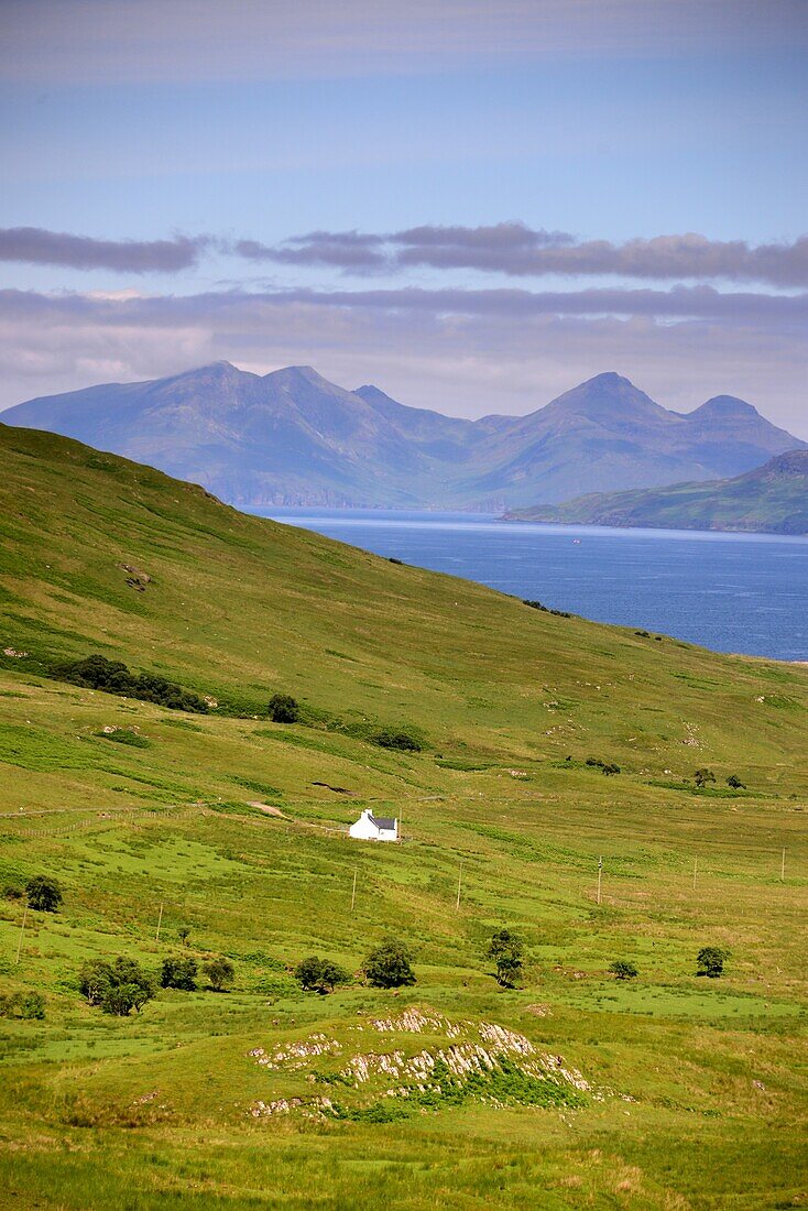 view up to the Island of Skye, westcoast, south of Mallaig, Scotland