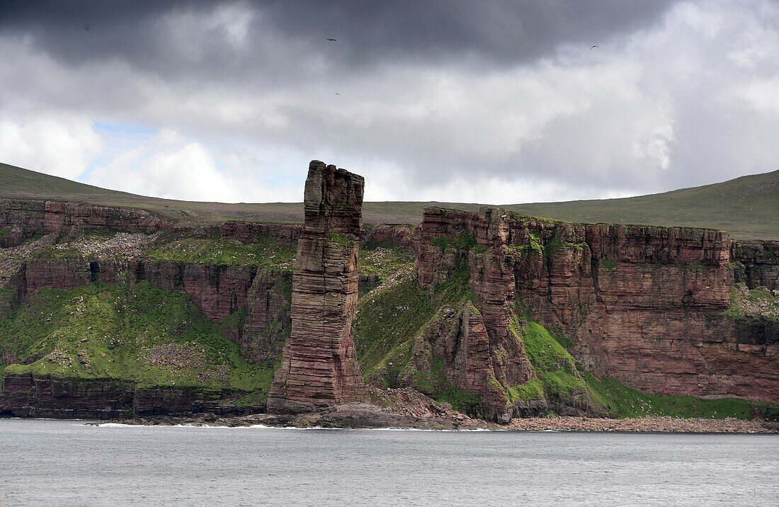 The Old Man-Rock, the island of Hoy, Orkney Islands, outer Hebrides, Scotland